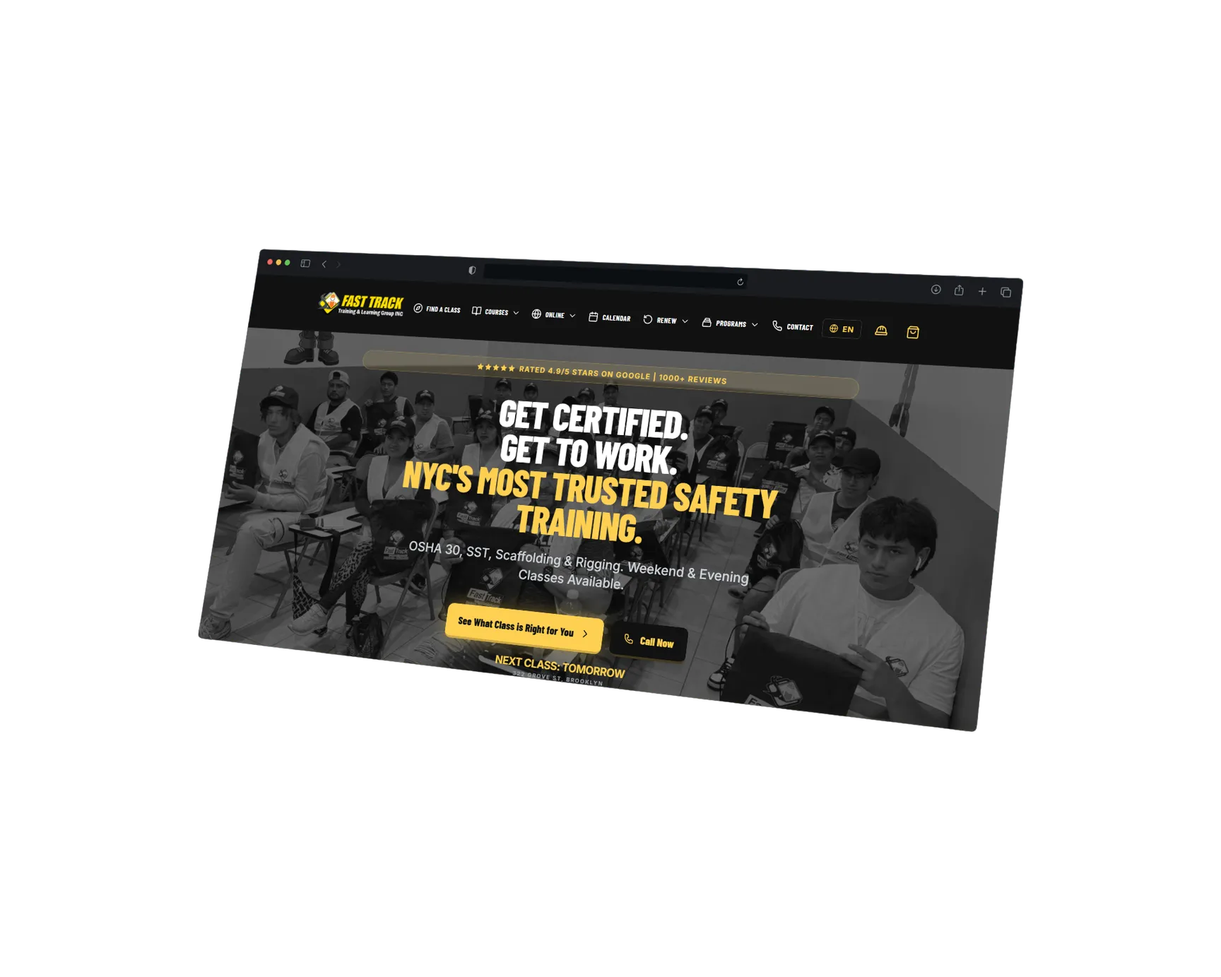 Fast Track Training & Learning Group — NYC's Most Trusted Safety Training Center